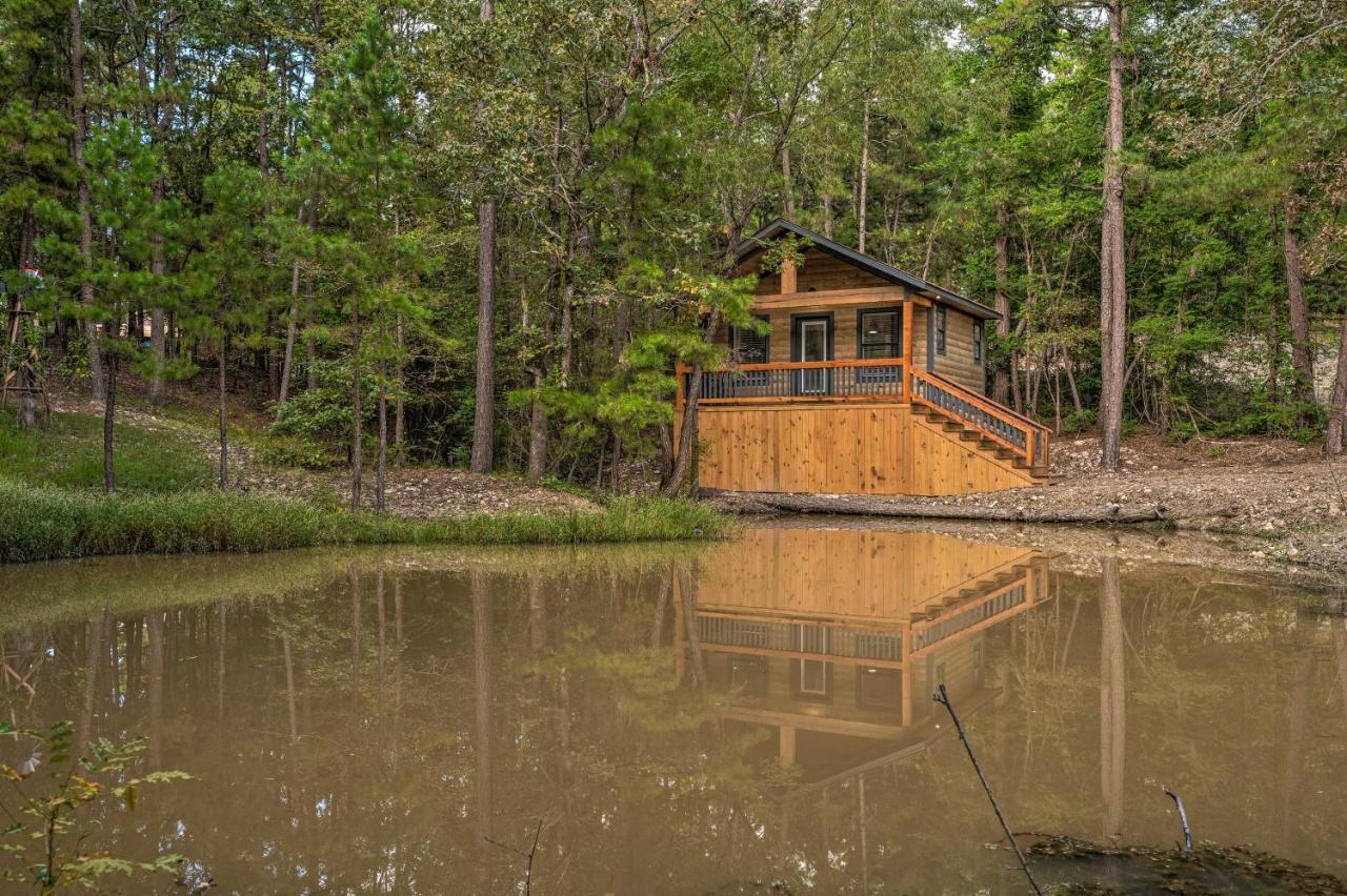 Romantic Broken Bow Cabin With Jacuzzi And Fire Pit! 외부 사진
